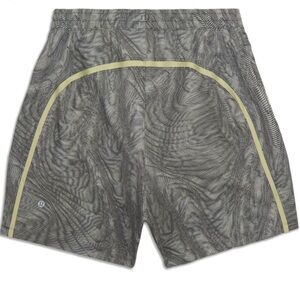 Lululemon Pace Breaker Linerless Short‎ Dimensional Dew Green Multi